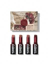 SHEGLAM Dynamatte Boom Long-Lasting Matte Lipstick (Ember Rose Set) / بكج شيكلام حمر ستيك مات امبر روز