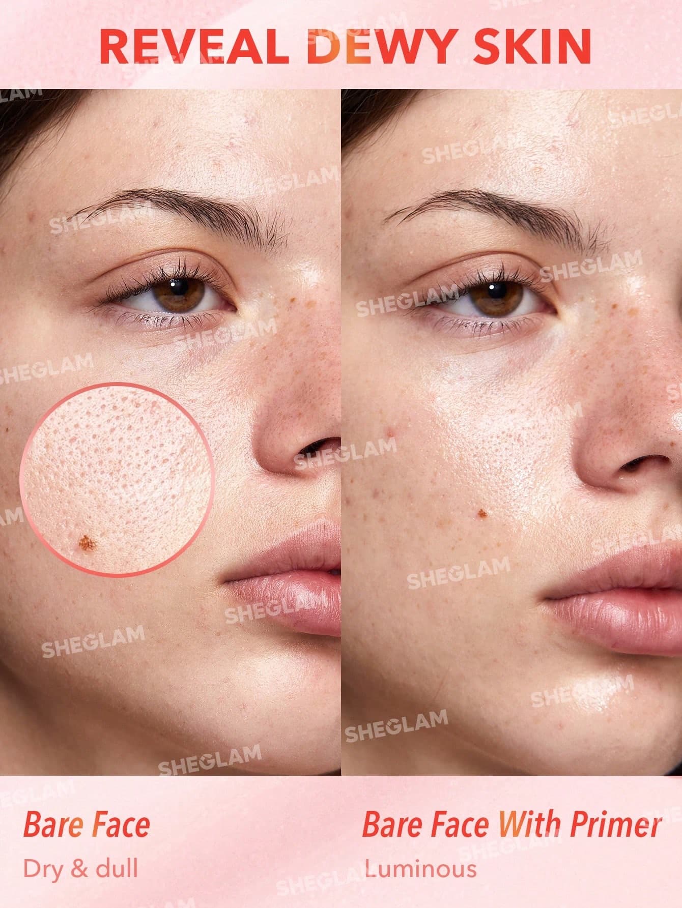 Sheglam Melon Melt Niacinamide Serum Primer | برايمر يخفي المسام ويثبت الميكب من شيكلام