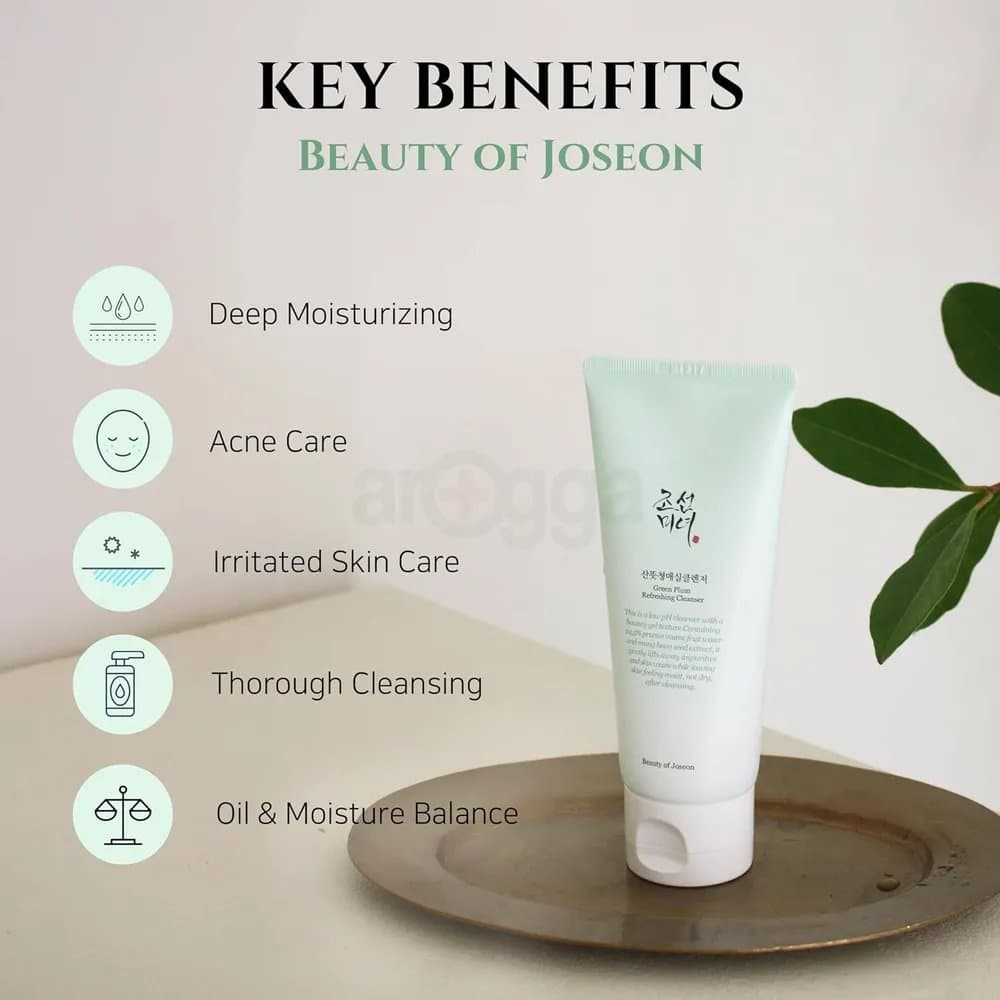 Beauty of Joseon Green Plum Refreshing Cleanser | بيوتي اوف جوسيون غسول البرقوق الأخضر