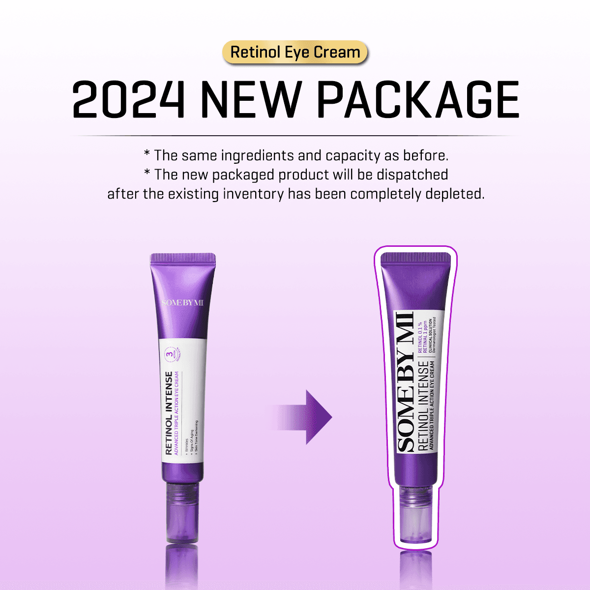 SOME BY MI Retinol Intense Advanced Triple Action Eye Cream - 30ml | سوم باي مي كريم ريتنول لمنطقة حول العين - 30 مل
