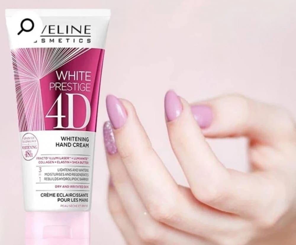 Eveline 4D whitening hand cream | كريم اليد المبيض من ايفلاين