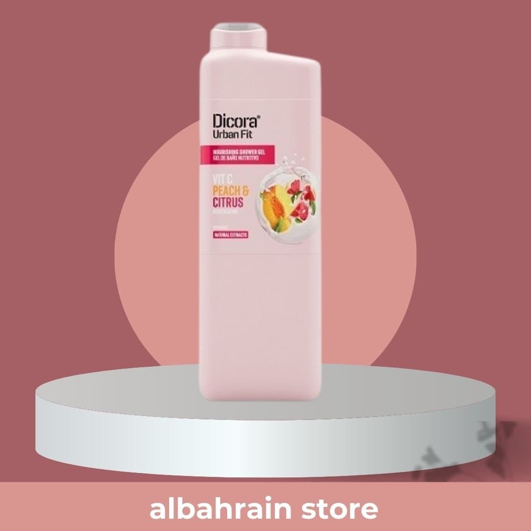 dicora urban fit citrus and peach shower gel 400ml | شور جل من ديكورا بالحمضيات و الخوخ