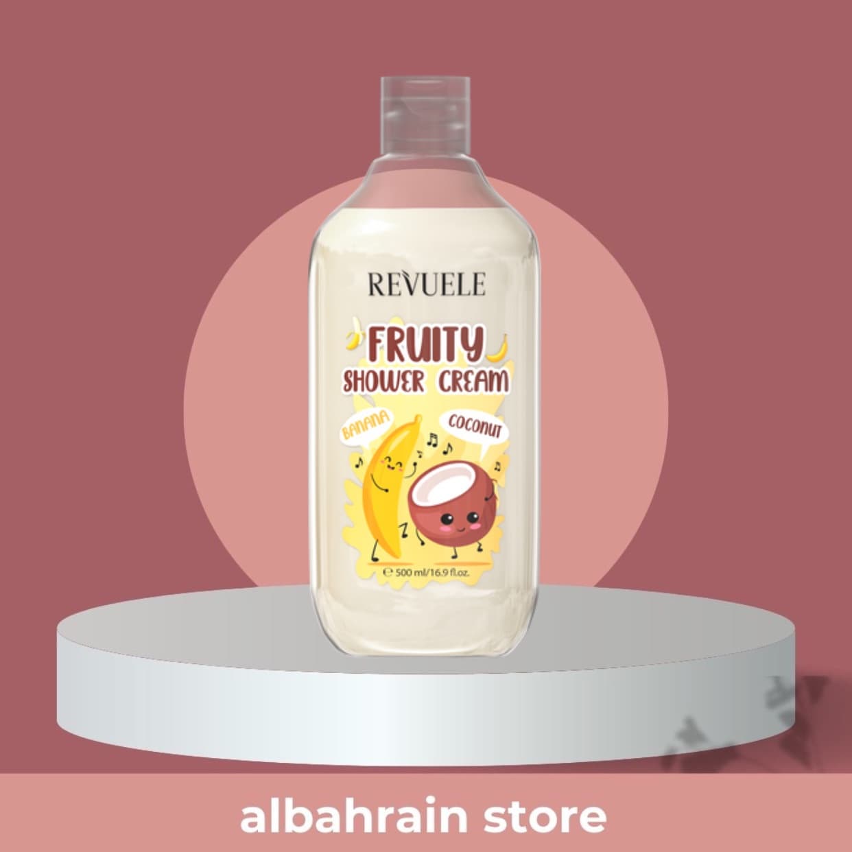 Revuele fruity shower cream | شور كريم من ريفولي بالفواكه موز وجوز هند