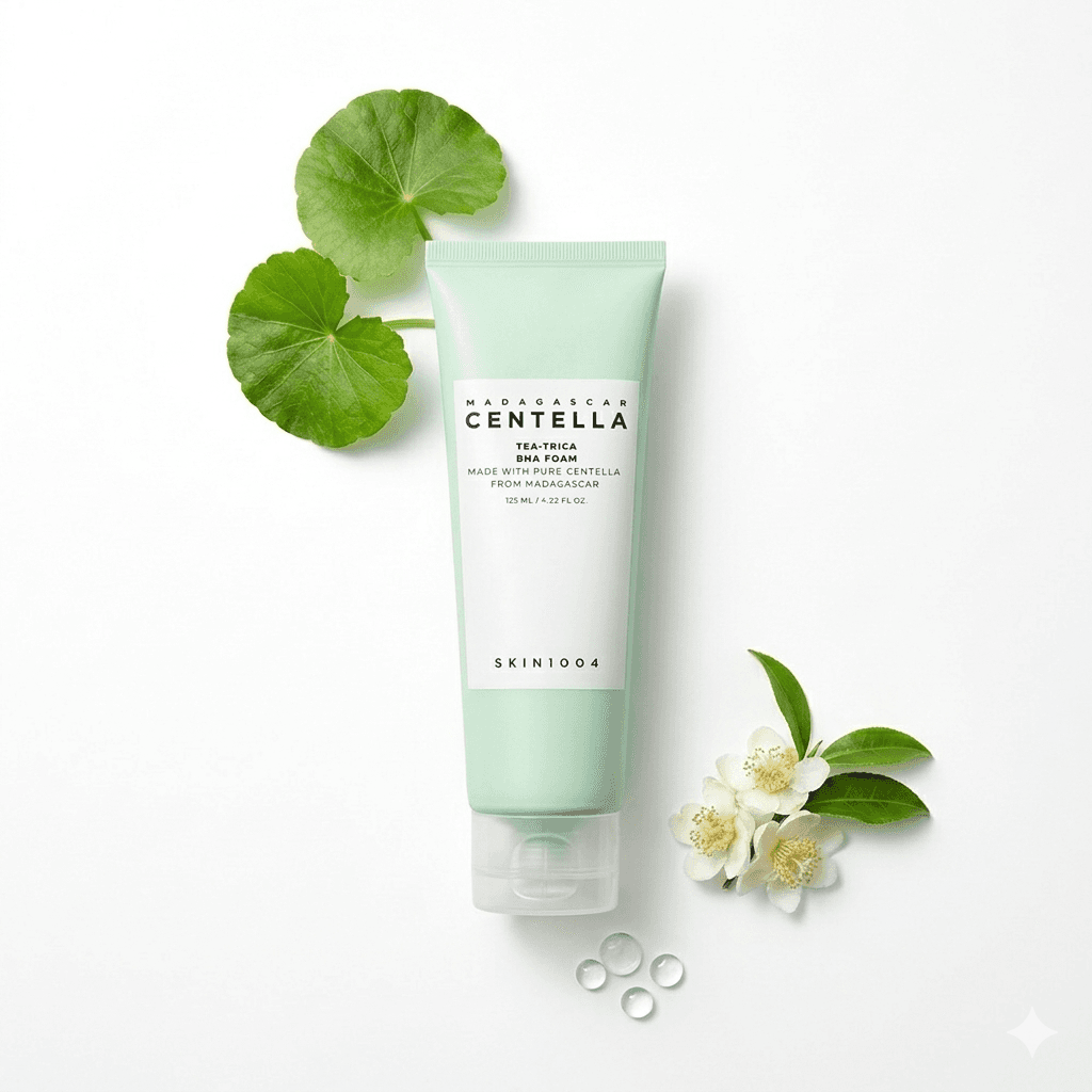 غسول سكين 1004 مدغشقر سنتيلا (Skin1004 Tea-Trica) المنظف للبشرة المعرضة للحبوب - 125 ملم