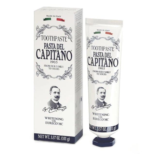 معجون أسنان باستا ديل كابيتانو Capitano لتبييض الأسنان وإزالة البقع - 75 ملم