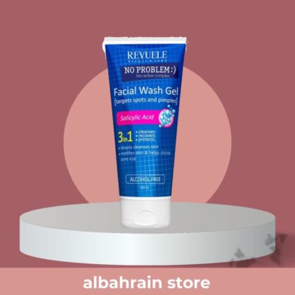 REVUELE Washing Gel with Salicylic Acid | غسول ريفيولي جل معالج للحبوب