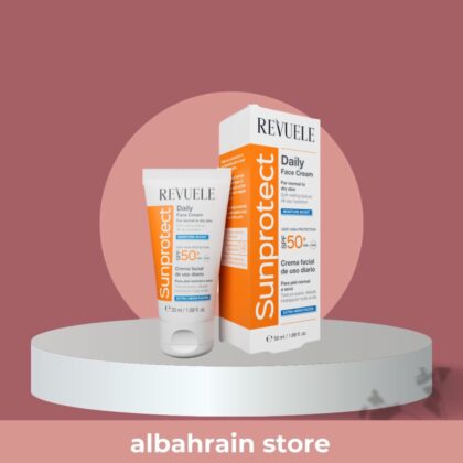 REVUELE SUNPROTECT DAILY FACE CREAM – MOISTURE BOOST, SPF 50 | ريفولي واقي شمس للبشرة الجافة