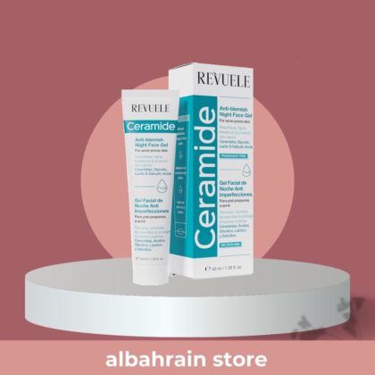 REVUELE CERAMIDE ANTI-BLEMISH NIGHT FACE GEL | ريفولي جل ليلي للبشرة المعرضة للحبوب