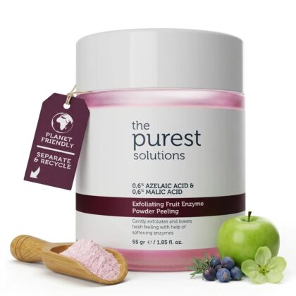 The Purest Solutions Exfoliating Fruit Enzyme Powder Peeling - 55g | ذا بيورست مقشر أحماض الفواكه - 55 غرام