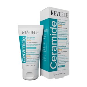 REVUELE CERAMIDE ANTI-BLEMISH DAILY CREAM SPF50 | ريفولي مرطب و واقي
