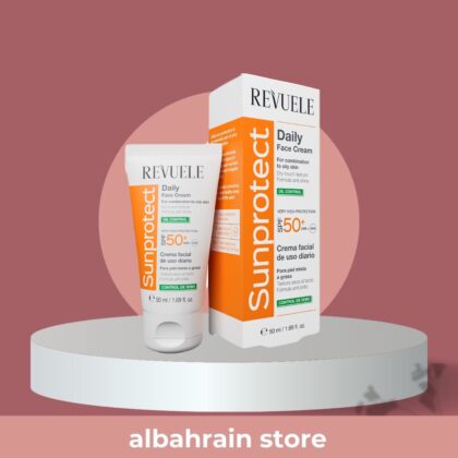REVUELE SUNPROTECT DAILY FACE CREAM – OIL CONTROL, SPF 50 | ريفولي واقي للبشرة الدهنية