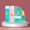 Revuele repair moisture package |
بكج ترميم و ترطيب الشعر يتكون من شامبو و بلسم و ماسك و سيرم من ريفولي