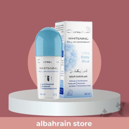 correction whitening roll on deodorant ultra baby blue | رول مييض و مضاد تعرفي من كوريكشن