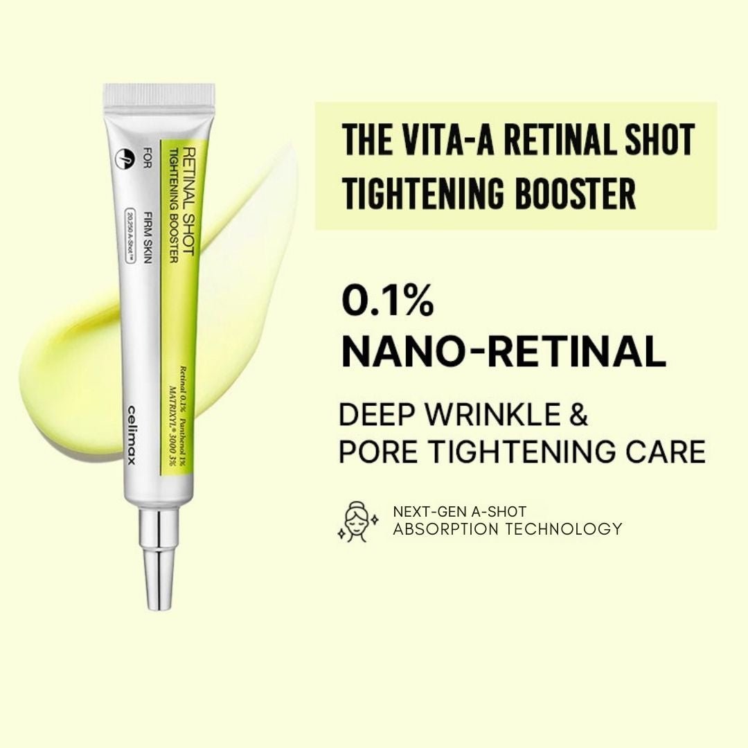 سيليماكس( celimax) ريتينال ( Retinal ) شوت لشد البشرة | تركيز 0.1% لعلاج التجاعيد - الصورة 7