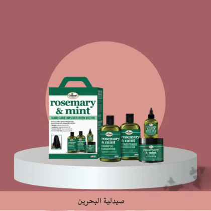 Difeel Rosemary & Mint Biotin Gift Set – مجموعة متكاملة لتحفيز نمو الشعر وإنعاش فروة الرأس بالروزماري الأمريكية