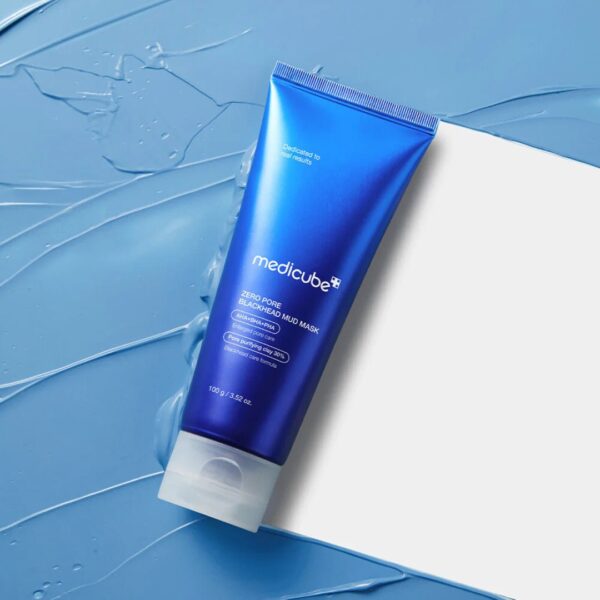 ⁦Medicube Zero Pore Blackhead Mask | ماسك الوجه الازرق للتنظيف بعمق من مدكيوب⁩ - الصورة ⁦4⁩