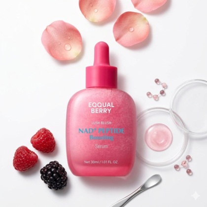 EQQUAL BERRY LUSH BLUSH NAD+ PEPTIDE BOOSTING Serum | سيرم الإشراقة بالببتايد من يكول بيري